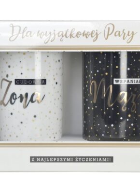 Zestaw kubków Żona Wyśniona! Mąż Wymarzony!